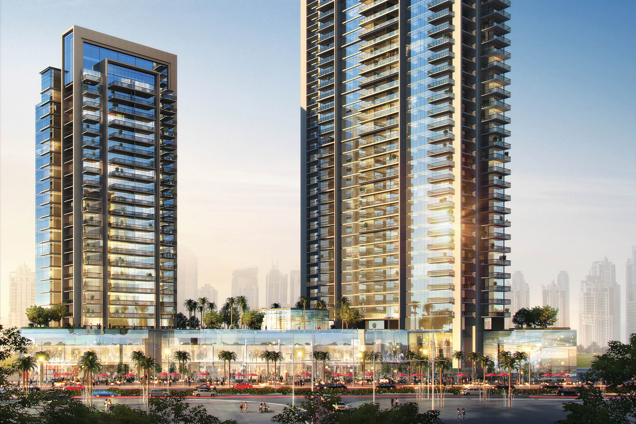 BLVD Crescent Properties in Dubai