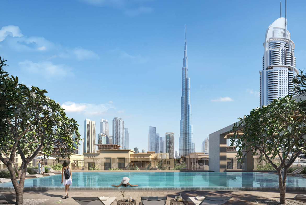 Burj Royale Swimming Pool Apartments