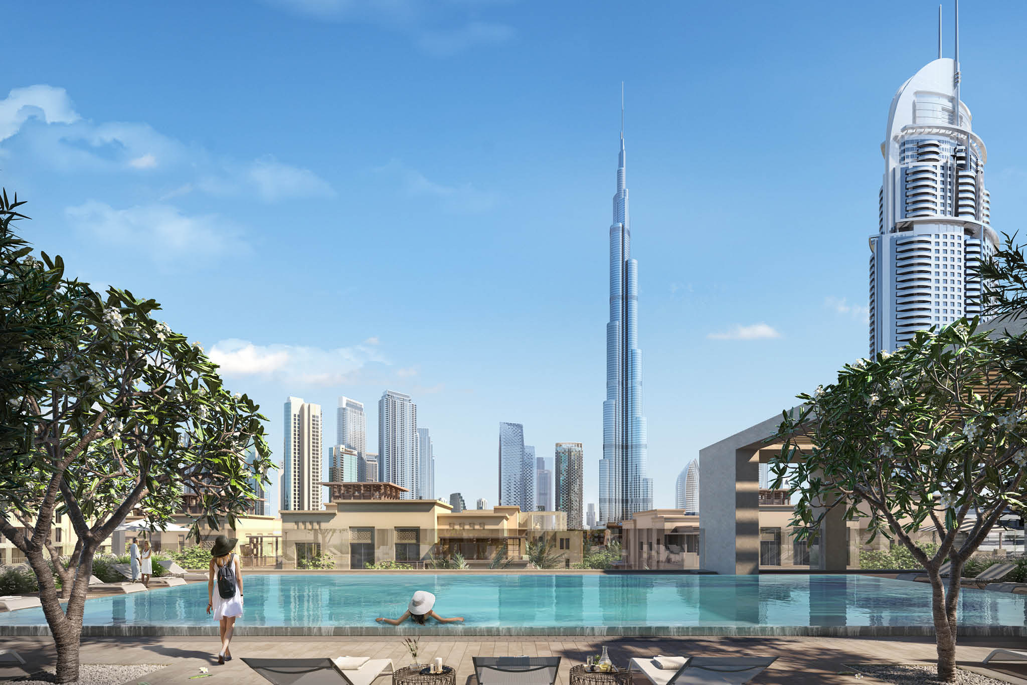 Burj Royale Swimming Pool Apartments